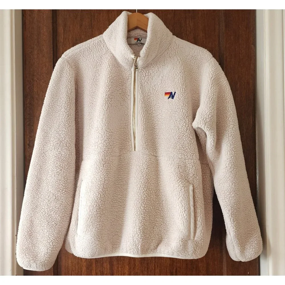Aviator Nation Teddy Half Zip Jacket - Picture 3 of 15